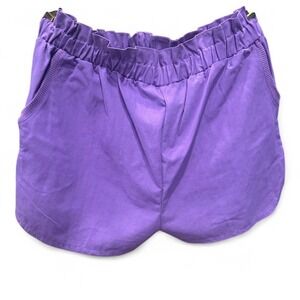 Women's Vintage/Retro Purple High Waist Shorts‎ Euc Large